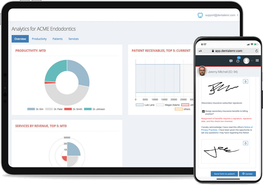 Dental EMR The ONLY based Endodontic Practice Management Software