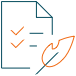 Icon of paper and quill